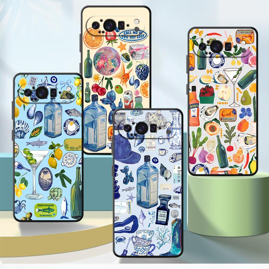 Google Pixel 9 - Coque de téléphone avec paysage de