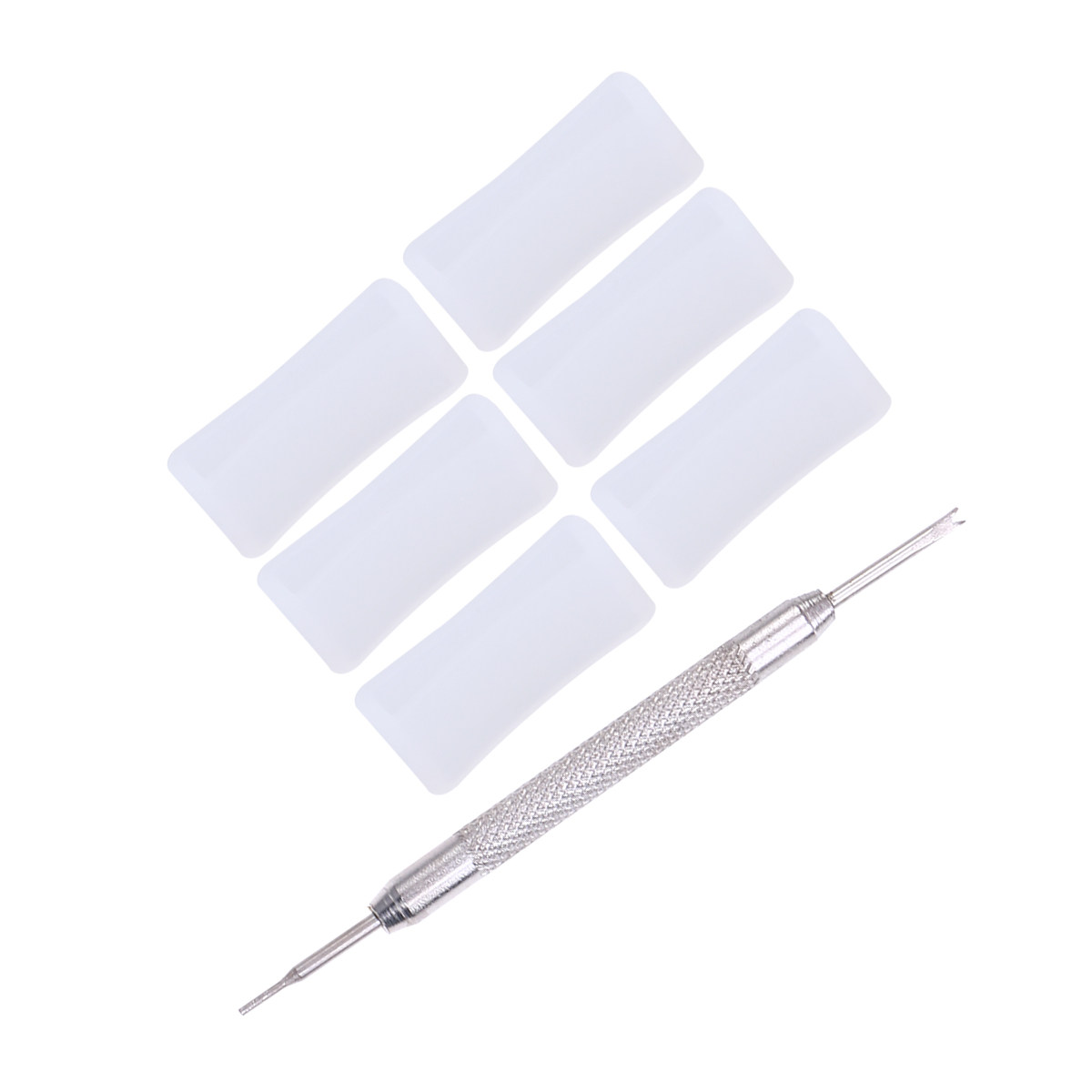 Silicone Band Replacement - 6 pièces de boucles de bracelet