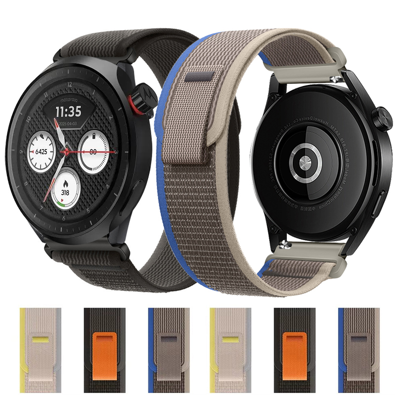 Bracelet en Nylon tressé élast - Motorola Smartwatch Accessories avis et prix