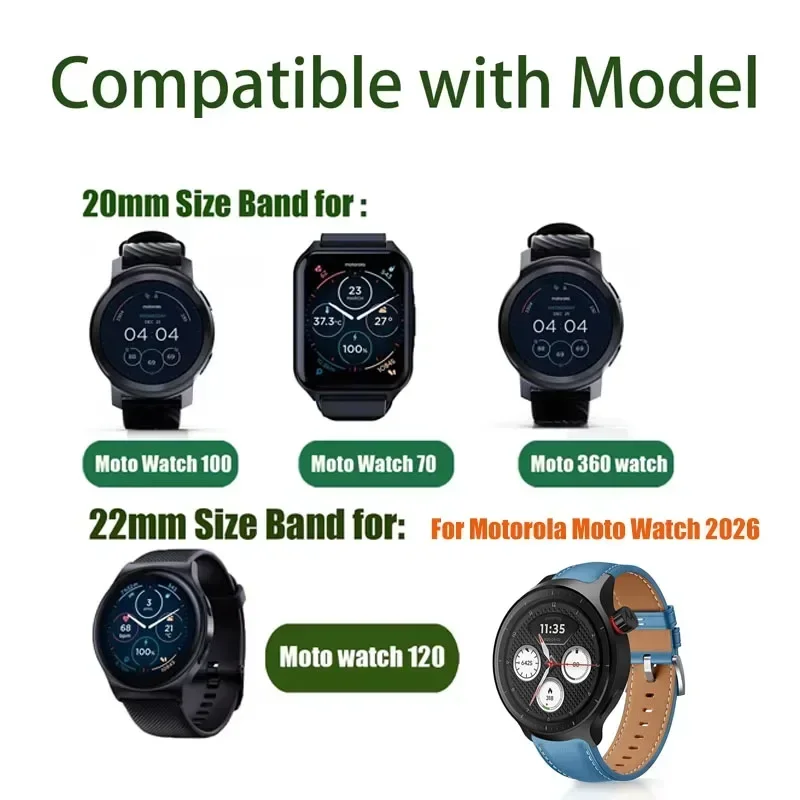 Bracelet bicolore respirant de - Motorola Smartwatch Accessories avis et prix
