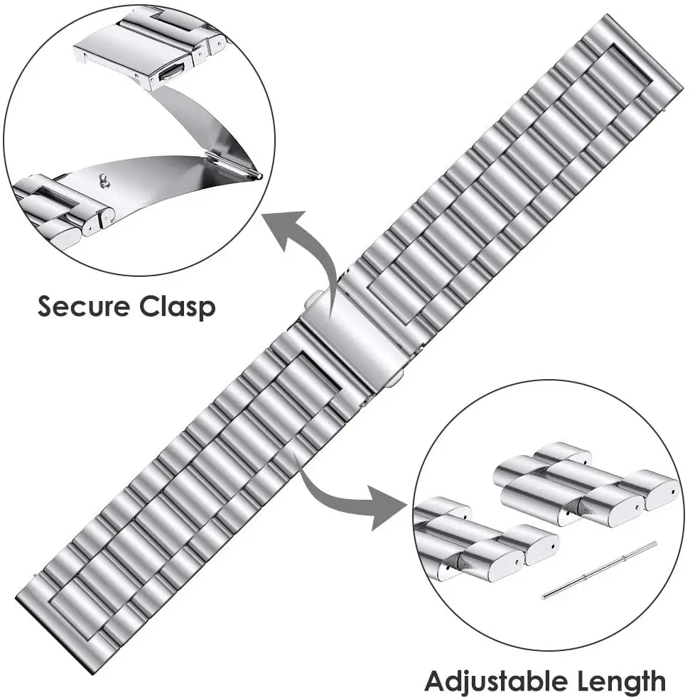 Bracelet en acier inoxydable d - Xiaomi Smartwatch S4 Accessories avis et prix