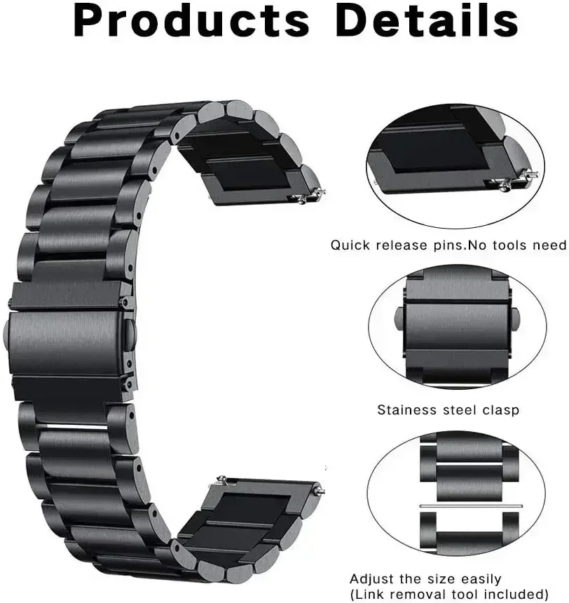Bracelet en acier inoxydable d - Xiaomi Smartwatch S4 Accessories avis et prix