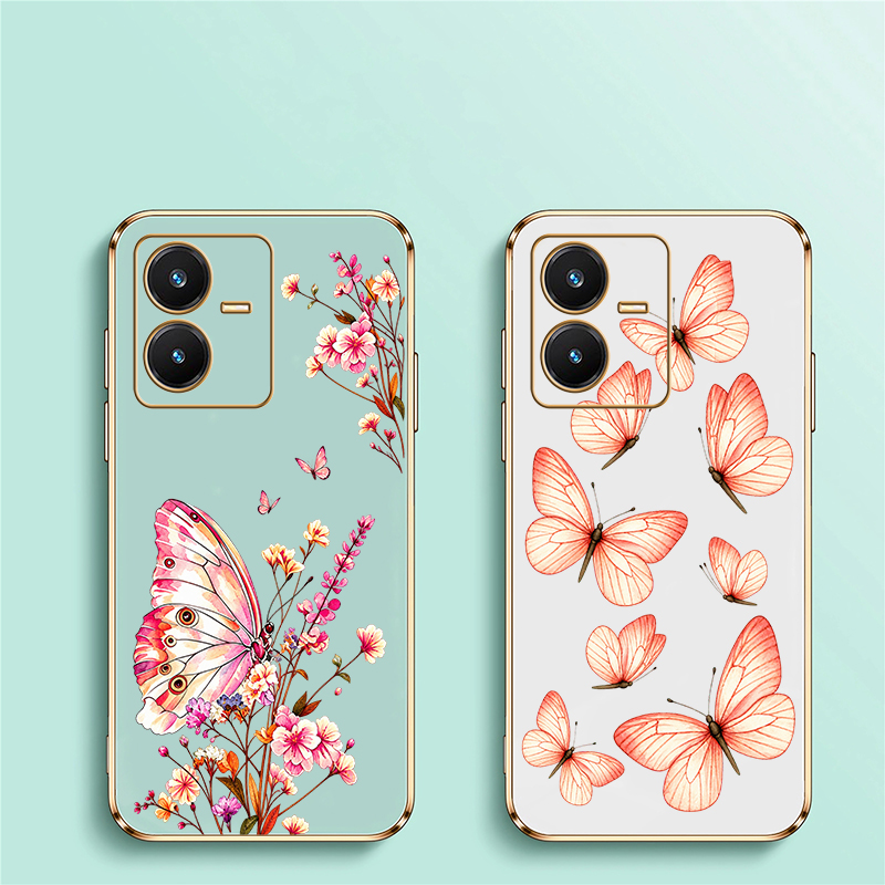 Coque peinte à motifs de papil - Vivo V40 avis et prix
